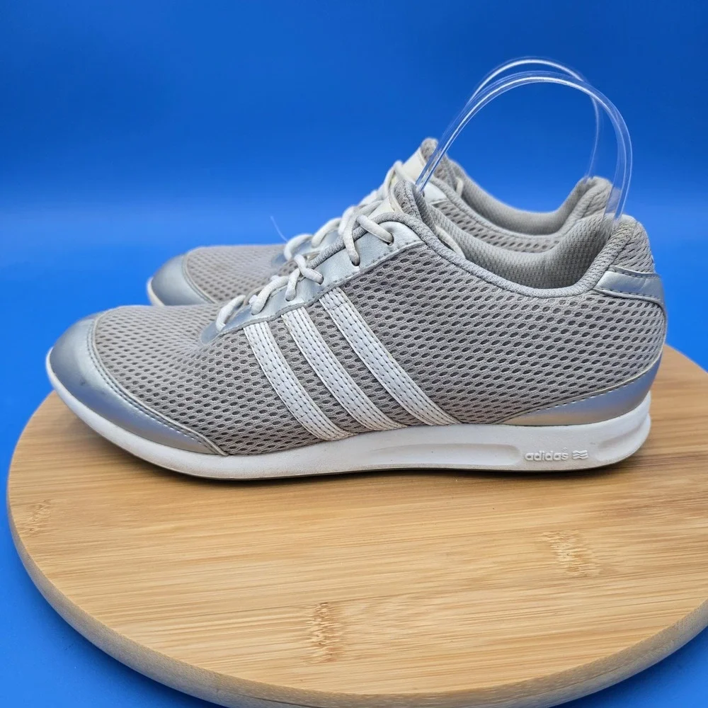 Adidas Adicross S Soft Spike Golf  Shoes White Silver‎ Gray 675257 Size 8